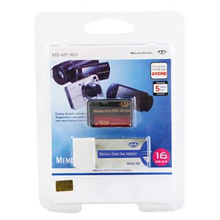 USD $ 24.29   16GB Memory Stick Pro Duo HG Memory Card and Adapter