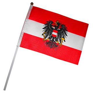 USD $ 0.59   Nylon Austria Flag (30 x 14 cm),