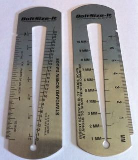 Stainless Steel Screw Wire Gauge inch Metric