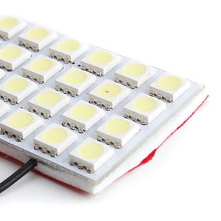 USD $ 6.39   High performance T10/31 41mm 24*5050 SMD White LED Car