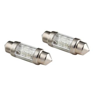 31mm 0.2W 4 LED White Light Festoon Bulb for Car Reading/Trunk/License