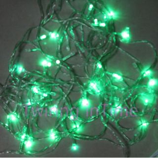  10M 100 LED String Green Light Christmas Party Xmas Tree Lights