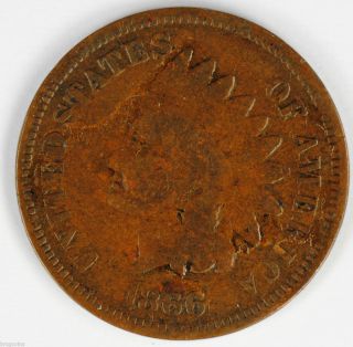1866 1c Indian Head Small Cent
