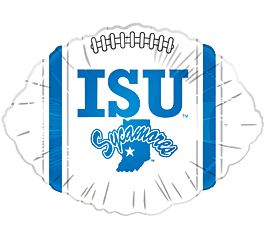 Indiana State Sycamores NCAA Team 18 Football Party Shaped Foil