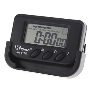 EUR € 2.47   1,8 LCD Digital Car Clock Timer mit Halter (Black