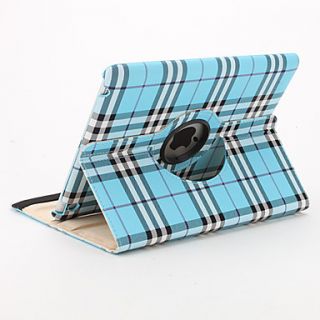 USD $ 22.49   Grid Style PU Leather Case with Stand for the New iPad