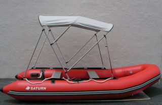 Bow Bimini Top for Inflatable Boat Dinghy Skiff Jon