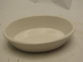 Vintage Chefsware Oval White Dish H F Coors China Inglewood CA