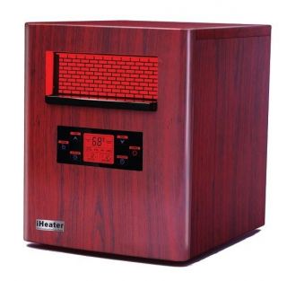 Iheater 1500 Wood Grain Quartz Infrared Electric Heater