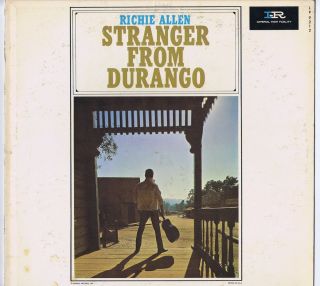  LP Stranger from Durango 1963 Surf Rock Instrumental VG USA