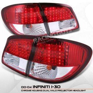 2000 2001 JDM Infiniti I30 I 30 LED Tail Lights Lamps