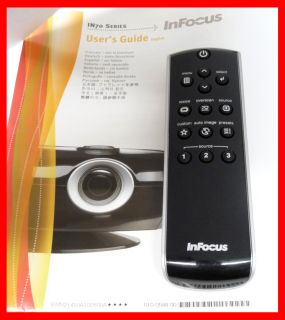 InFocus IN70SERIES IN72 IN74 IN76 Genuine Original Projector Remote