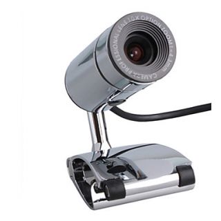EUR € 14.53   4,0 Megapixel USB Webcam + Mikrofon (silber), alle