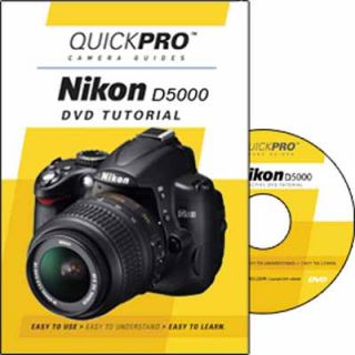 Nikon D5000 QuickPro Instructional Guide DVD Tutorial