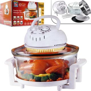 Infra Chef Family Size Halogen Oven Cooks Fast New Tech