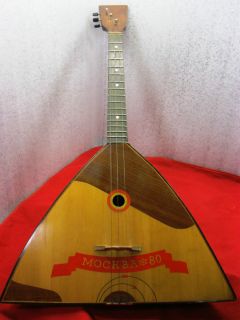Russian Folk Musical Instrument 3 String Balalaika