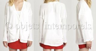 FALL 2012 BNWT $460 ($418 + tax) INHABIT oversized cotton cardigan