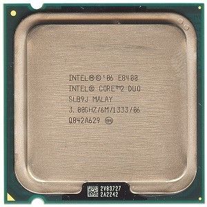 Intel E8400 Core 2 Duo LGA 775 3 GHz CPU 6MB L2 Cache 1333 FSB