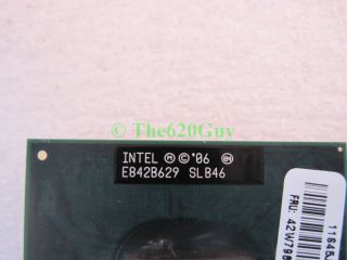 Intel SLB46 Core 2 Duo T9400 2 53GHz 6M 1066 Dual Core Socket P Laptop