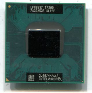Intel Core 2 Duo T7200 Mobile CPU 2 0GHz SL9SF 4M 667 Popular Upgrade