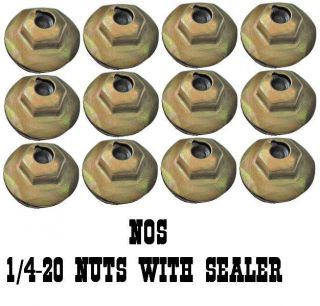 NOS 1/4 20 Trim Molding moulding Clip Nut Nuts With Water Seals (12