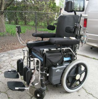 Invacare Action Arrow Series SIP N Puff Power Quadriplegic Wheelchair