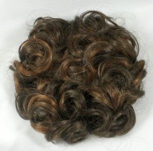 Curly Hair Updo Wiglet Piece w Interlocking Comb Hairdo