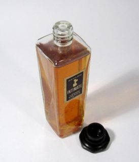 Vintage 1955 Art Deco Revlon Intimate Perfume Bottle