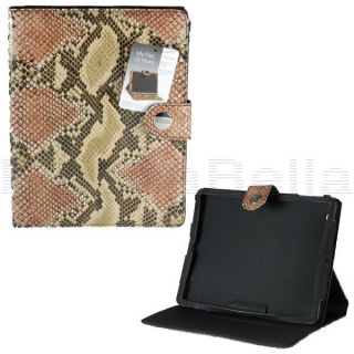 KENNETH COLE REACTION iPAD TABLET FOLIO CASE STAND COVER PYTHON PRINT