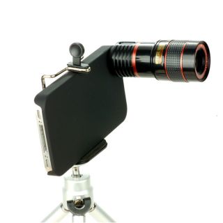  Camera Lens Tripod Stand for Mobile Phone iPhone 4S 4G DC73