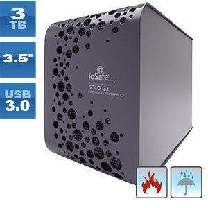 Iosafe Solo G3 3TB Disaster Proof Hard Drive