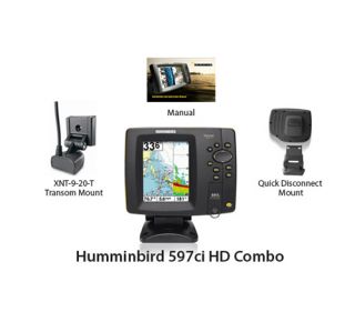 Humminbird 597CI HD Internal GPS Combo 407920 1 4 5 GPS New
