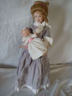 Franklin Heirloom Devotion Doll Mother Infant Irene Spencer
