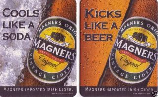  Magners Cider Kick Logo Beer Coaster Mat Irish Ireland Party