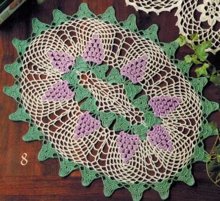 Elegant Doily Doilies Table Toppers & Centerpieces 9 Thread Crochet