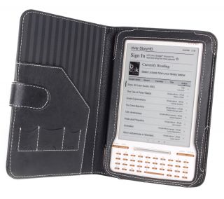 iRiver Story HD eReader Faux PU Leather Cover Case Book Style Black
