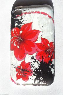 iPod Touch 4 Silicone Case Cover Canada Seller！Flower