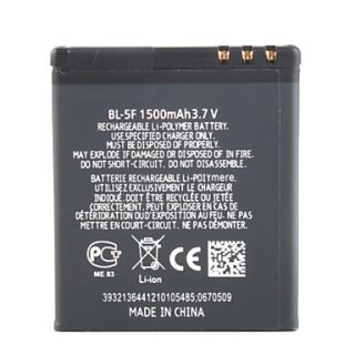 1500mAh Replacement Cellphone Battery BL 5F for Nokia 6210si/6290 and