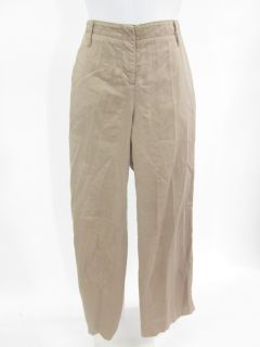 Irma Bignami Tan Khaki Cotton Pants Trousers Sz 44
