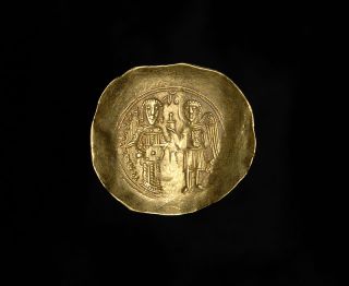  Byzantine angelus of Emperor Isaac II, struck circa1185   1195 A.D