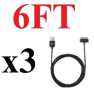  6ft Black USB Power Sync Cable Cord for iPhone iPod iPad iTouch