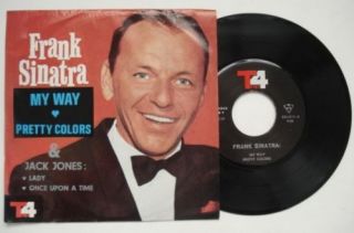 Frank Sinatra My Way Jack Jones RARE Iran EP
