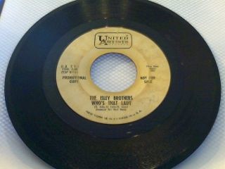 Isley Brothers Northern Soul Whos That Lady My Little Girl Promo 45