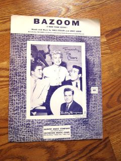 Cheers Bazoom Mike Stoller Jerry Leiber Sheet Music