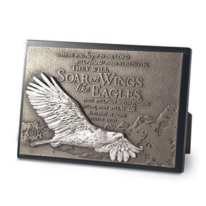 Soaring Eagle Plaque Moments of Faith Isaiah 40 31 Those Who Hope in