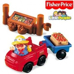 Fisher Price Little People Lil Vehicles Farmers Market