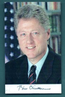 Bill Clinton Autograph Glossy Fridge Magnet 002