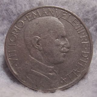1926 Italy 2 Lire Fasces Vittorio Emanuele III
