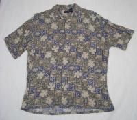 IZOD Mens Tropical Hawaiian Shirt Size XL