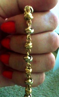 New 18kt Solid Gold Italian Bracelet 18 2 Grams